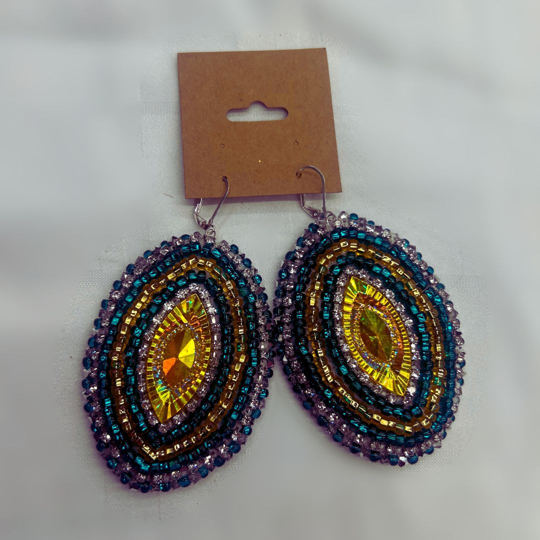 Blueberry Sunrise Earrings